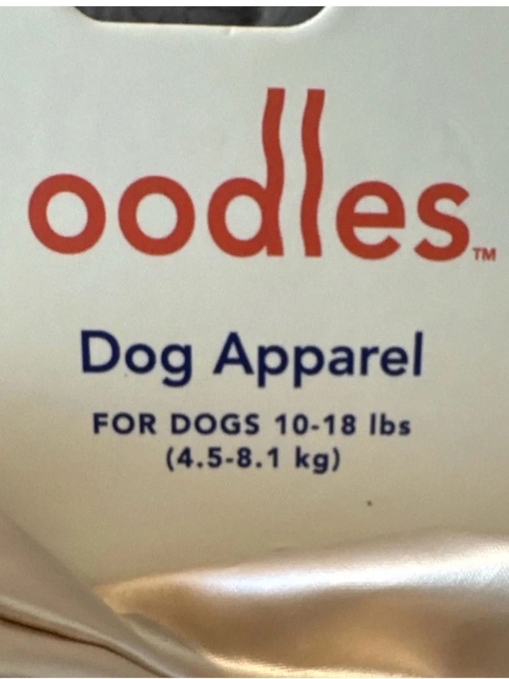 Oodles champagne Puffer Dog Jacket — Lightweight Quilted Vest
